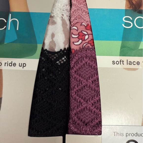 Hanes Women’s XL/8 Bikini Panties Stretch with Lace Underwear 4 Pair (2 -2 Pks) - Picture 6 of 6